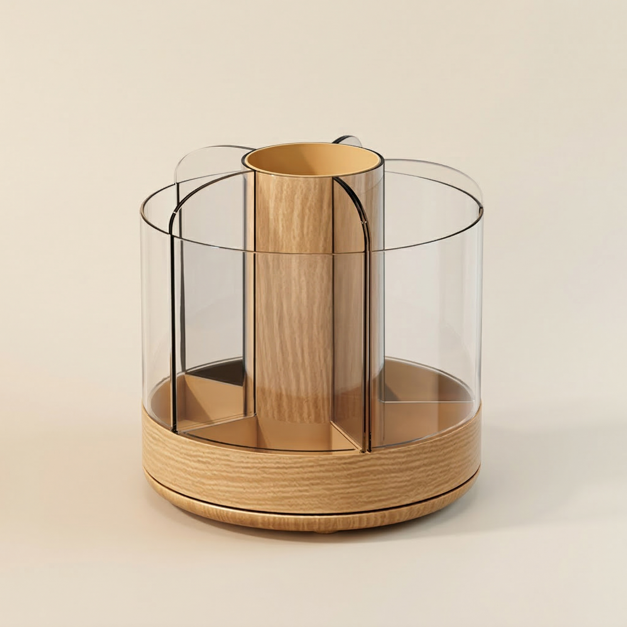 360 degree rotating multi-functional pen holder