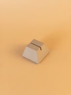 Minimalist concrete note and photo holder with slot for cards or memos
