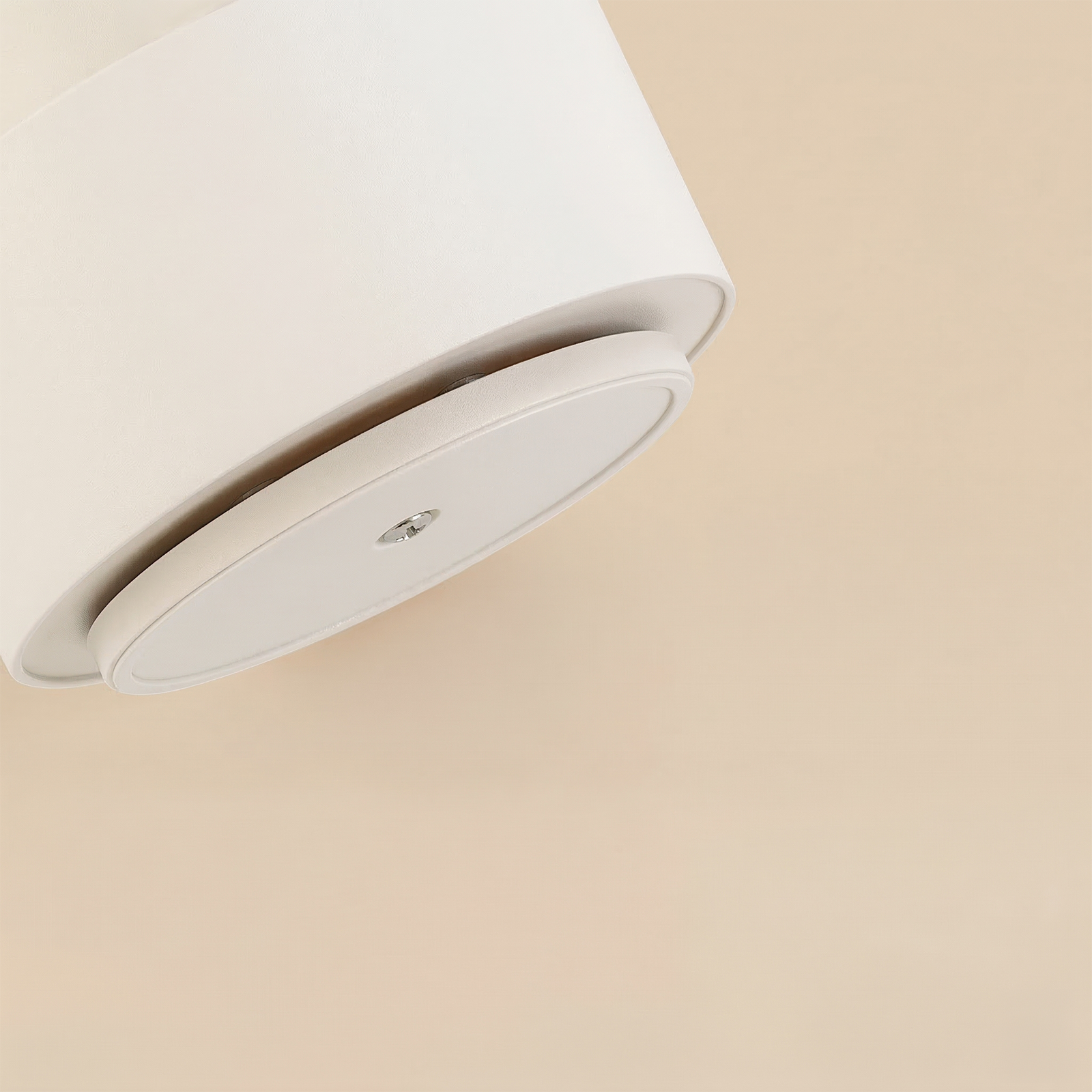 side view of rotating desk organiser base showing smooth swivel mechanism