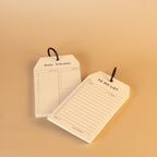 To do list and daily schedule notepads set with ring binding
